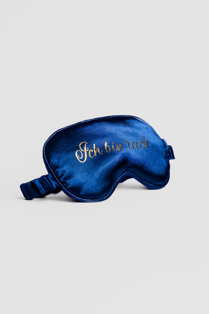 Ich bin reich Schlafmaske